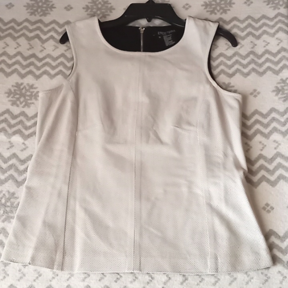 Etcetera Genuine Leather Polyester Top